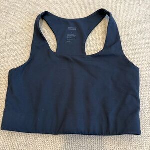 Girlfriend Collective Navy Paloma Sports Bra